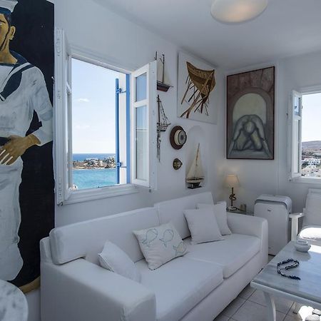 Aiolos Home With Private Veranda And Amazing Sea Views, Paros Piso Livadi Exterior foto